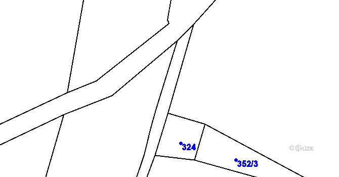 Parcela st. 269/7 v KÚ Skuhrov nad Bělou, Katastrální mapa