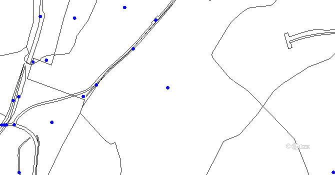 Parcela st. 267/3 v KÚ Velebudice, Katastrální mapa