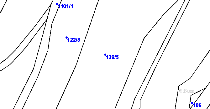 Parcela st. 139/5 v KÚ Nedvězí u Semil, Katastrální mapa