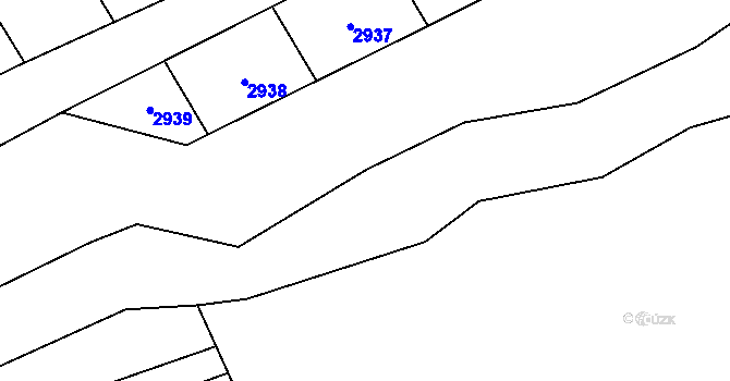 Parcela st. 2048/11 v KÚ Divnice, Katastrální mapa