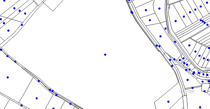 Parcela st. 712/1 v KÚ Smidary, Katastrální mapa