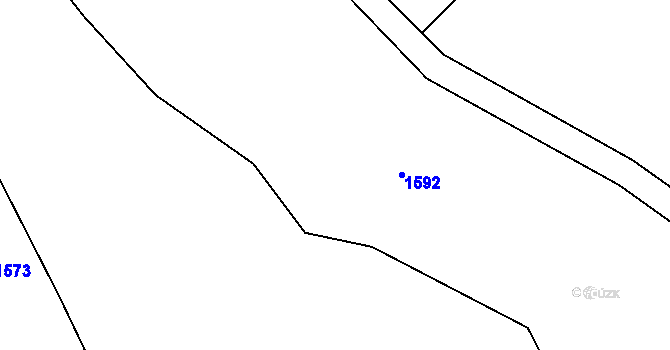 Parcela st. 1014/1 v KÚ Smidary, Katastrální mapa