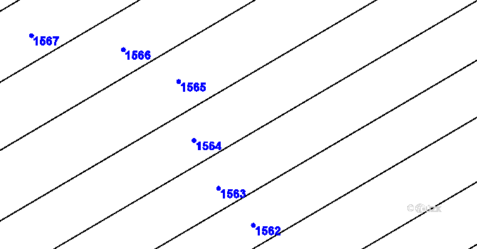 Parcela st. 691/31 v KÚ Smidary, Katastrální mapa