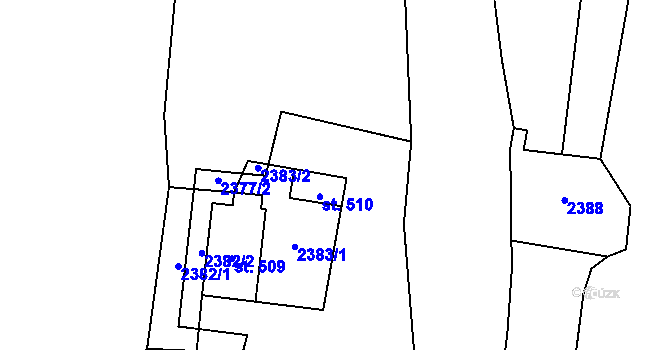 Parcela st. 269 v KÚ Smilovice u Třince, Katastrální mapa