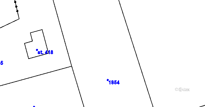 Parcela st. 743/22 v KÚ Smilovice u Třince, Katastrální mapa