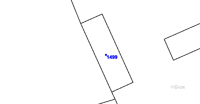 Parcela st. 493/9 v KÚ Smiřice, Katastrální mapa