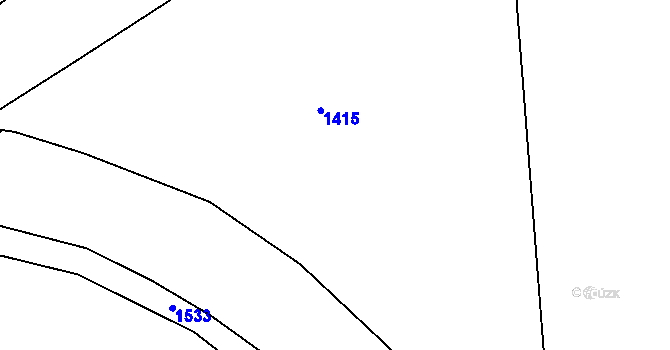 Parcela st. 557/2 v KÚ Smiřice, Katastrální mapa
