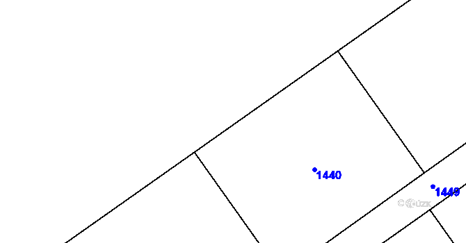 Parcela st. 557/20 v KÚ Smiřice, Katastrální mapa