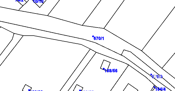 Parcela st. 175/2 v KÚ Sobědruhy, Katastrální mapa