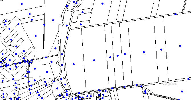 Parcela st. 425 v KÚ Soběchleby, Katastrální mapa