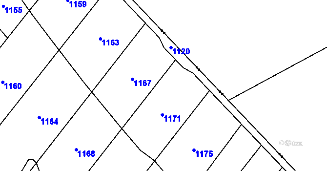 Parcela st. 495/2 v KÚ Soběsuky u Plumlova, Katastrální mapa