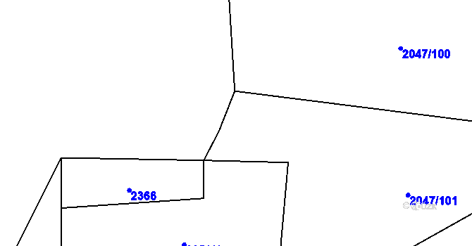 Parcela st. 2056/15 v KÚ Soběšice u Sušice, Katastrální mapa
