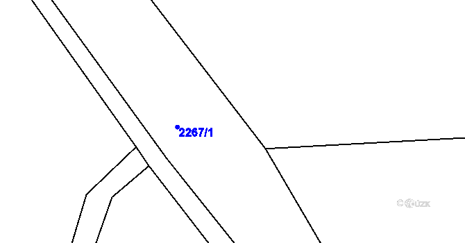 Parcela st. 2267/8 v KÚ Sobotka, Katastrální mapa