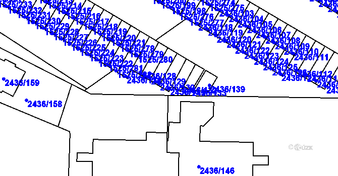 Parcela st. 2436/131 v KÚ Sokolov, Katastrální mapa
