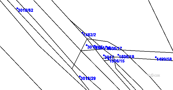 Parcela st. 3018/17 v KÚ Sopotnice, Katastrální mapa