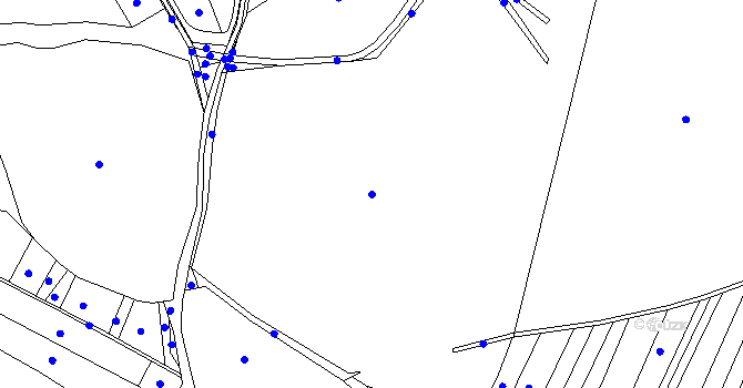 Parcela st. 512/1 v KÚ Srubec, Katastrální mapa