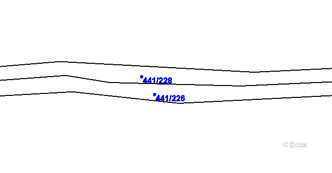 Parcela st. 441/224 v KÚ Stará Lysá, Katastrální mapa