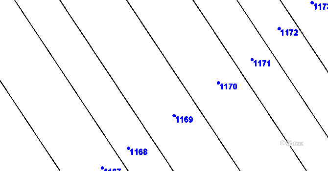 Parcela st. 788/23 v KÚ Stará Ves u Přerova, Katastrální mapa