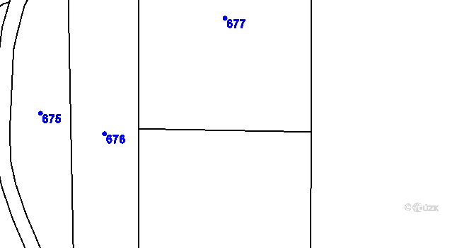 Parcela st. 286/3 v KÚ Starosedlský Hrádek, Katastrální mapa