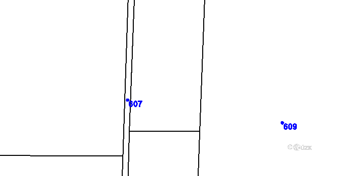 Parcela st. 461/9 v KÚ Starosedlský Hrádek, Katastrální mapa