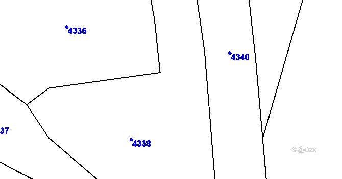 Parcela st. 739/1 v KÚ Starovice, Katastrální mapa