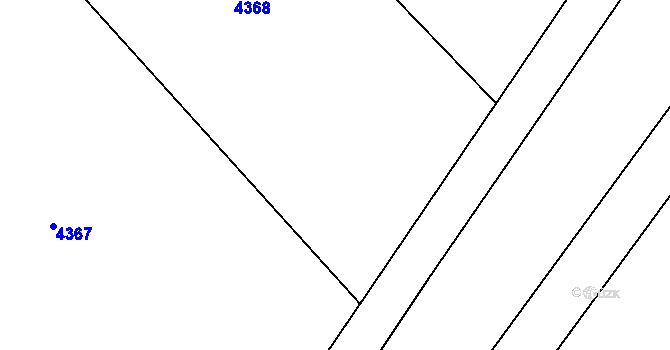 Parcela st. 978/49 v KÚ Starovičky, Katastrální mapa