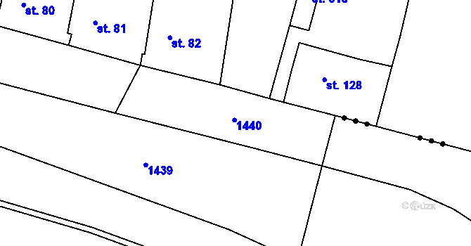 Parcela st. 4123/2 v KÚ Stařeč, Katastrální mapa