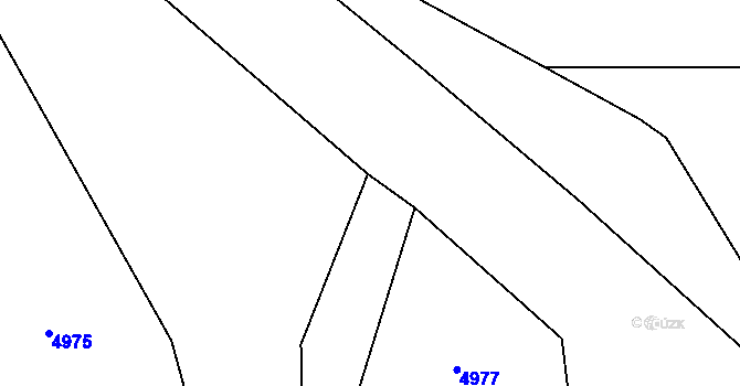 Parcela st. 2069/18 v KÚ Staříč, Katastrální mapa