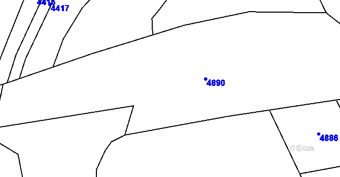 Parcela st. 2082/15 v KÚ Staříč, Katastrální mapa