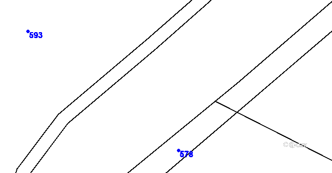Parcela st. 363/1 v KÚ Stašov u Zdic, Katastrální mapa