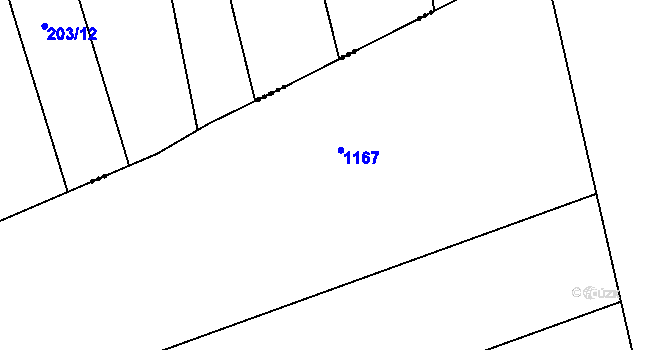 Parcela st. 647/14 v KÚ Stehelčeves, Katastrální mapa