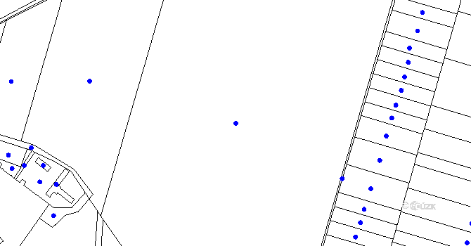 Parcela st. 167/67 v KÚ Stěžery, Katastrální mapa