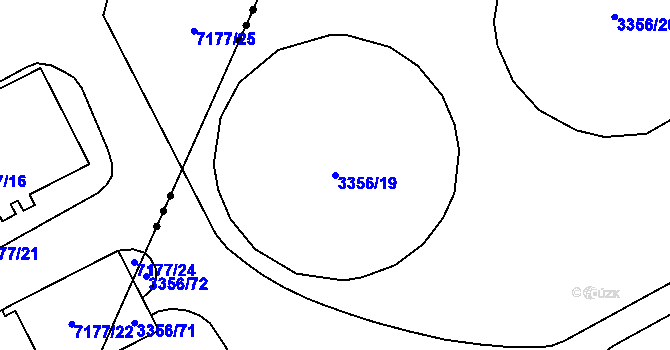 Parcela st. 3356/19 v KÚ Stonava, Katastrální mapa