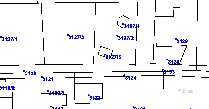 Parcela st. 3127/5 v KÚ Stonava, Katastrální mapa