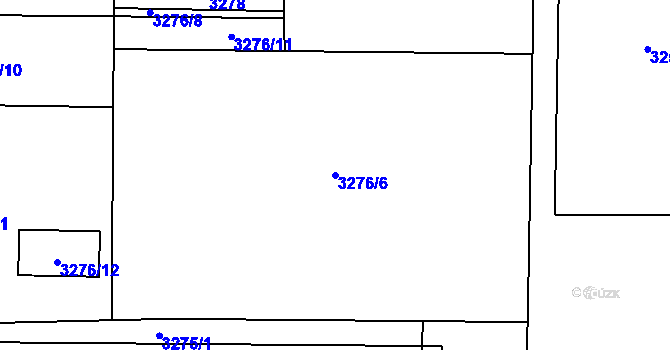 Parcela st. 3276/6 v KÚ Stonava, Katastrální mapa