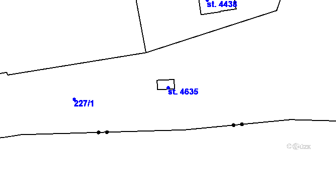 Parcela st. 4635 v KÚ Strakonice, Katastrální mapa