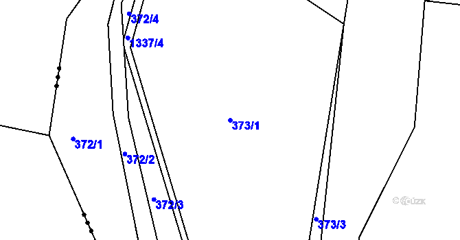 Parcela st. 373/1 v KÚ Dražejov u Strakonic, Katastrální mapa