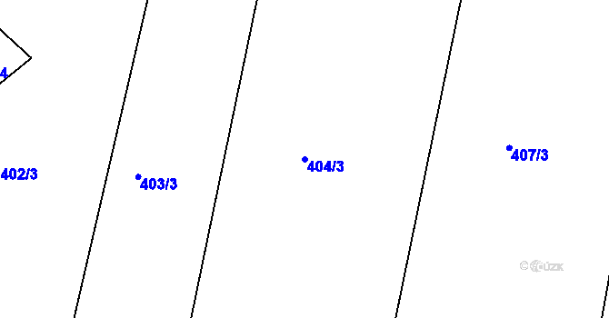 Parcela st. 404/3 v KÚ Dražejov u Strakonic, Katastrální mapa