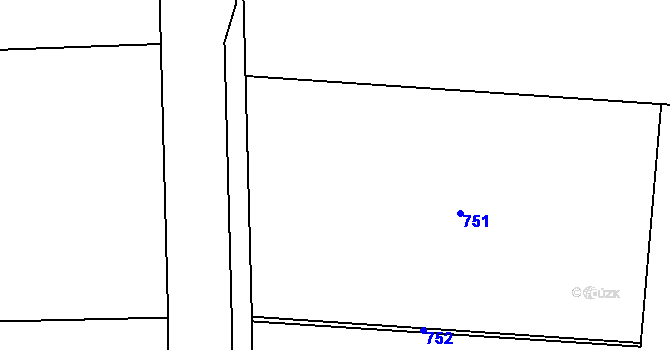 Parcela st. 391/30 v KÚ Stratov, Katastrální mapa
