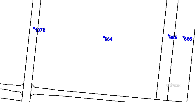 Parcela st. 387/53 v KÚ Stratov, Katastrální mapa