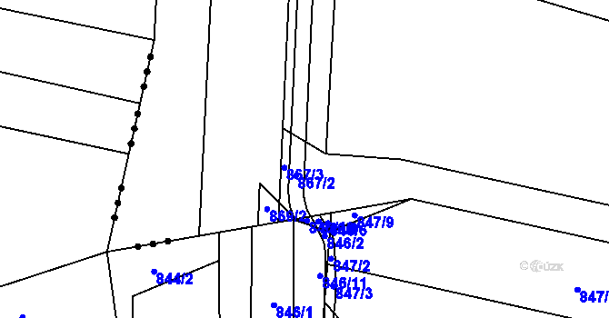 Parcela st. 358/6 v KÚ Stratov, Katastrální mapa