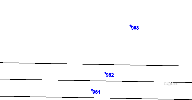 Parcela st. 371/25 v KÚ Stratov, Katastrální mapa