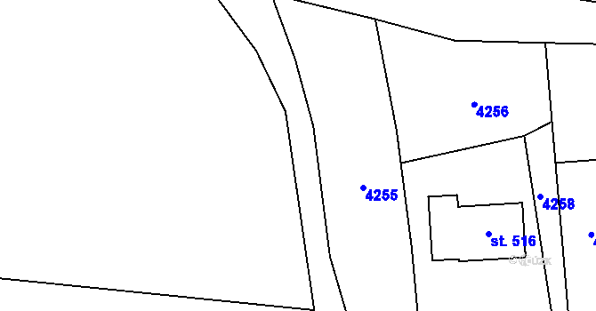 Parcela st. 370/4 v KÚ Stráž u Tachova, Katastrální mapa