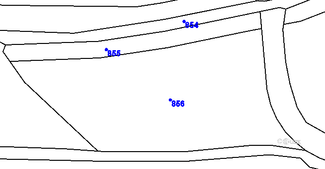 Parcela st. 80/2 v KÚ Strkovice, Katastrální mapa