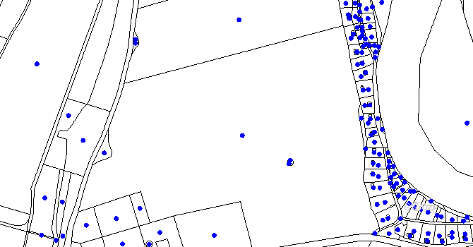 Parcela st. 321/10 v KÚ Strkovice, Katastrální mapa
