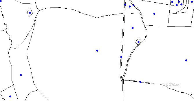 Parcela st. 1/1 v KÚ Jelcovy Lhotky, Katastrální mapa