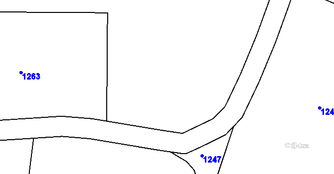 Parcela st. 785/2 v KÚ Strojetice u Podbořan, Katastrální mapa