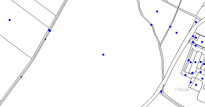 Parcela st. 206/1 v KÚ Benkov u Střelic, Katastrální mapa