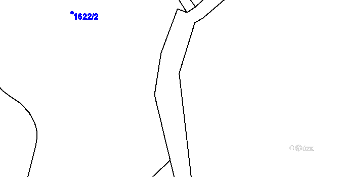 Parcela st. 2428/2 v KÚ Stříbrná, Katastrální mapa