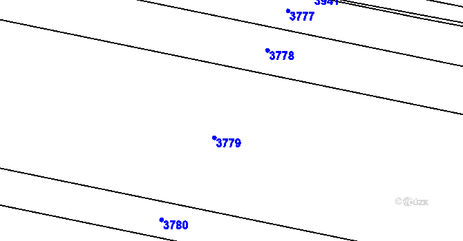 Parcela st. 436 v KÚ Střítež nad Ludinou, Katastrální mapa